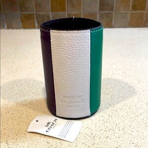 Coach NWT Re-Loved Multi Colorblock Pencil Holder MSRP $129